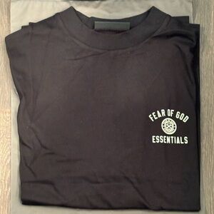 Fear of God Essentials Classic Black Tee
